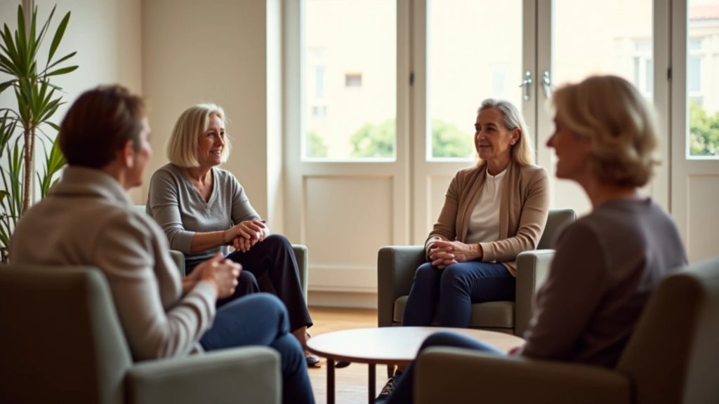 Group discussion session in Cascais coaching space