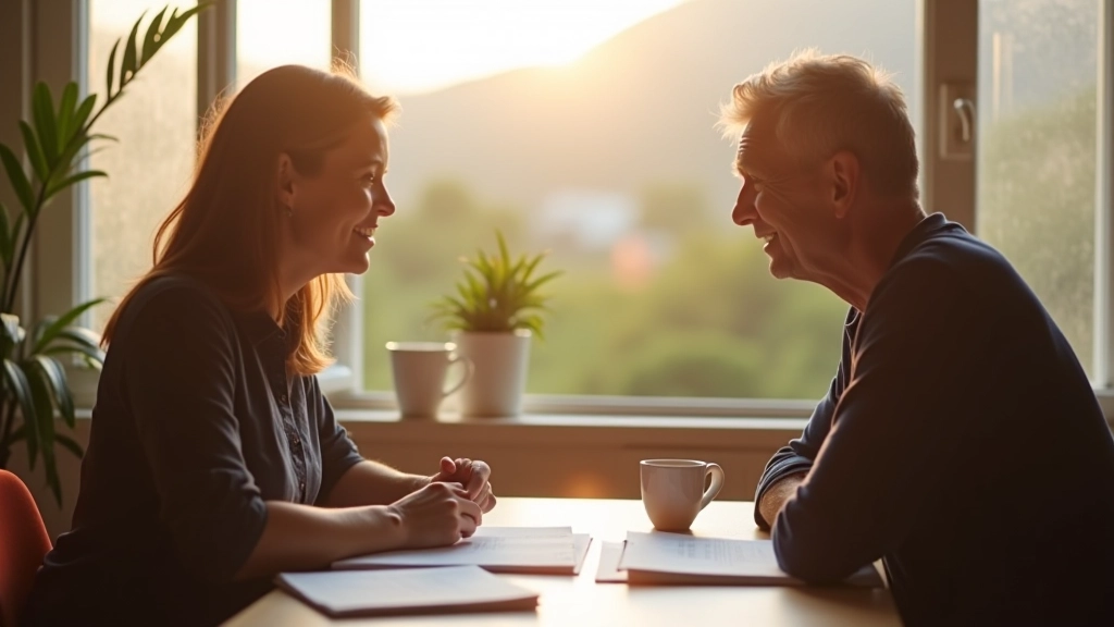 One-on-one coaching session focused on purpose discovery